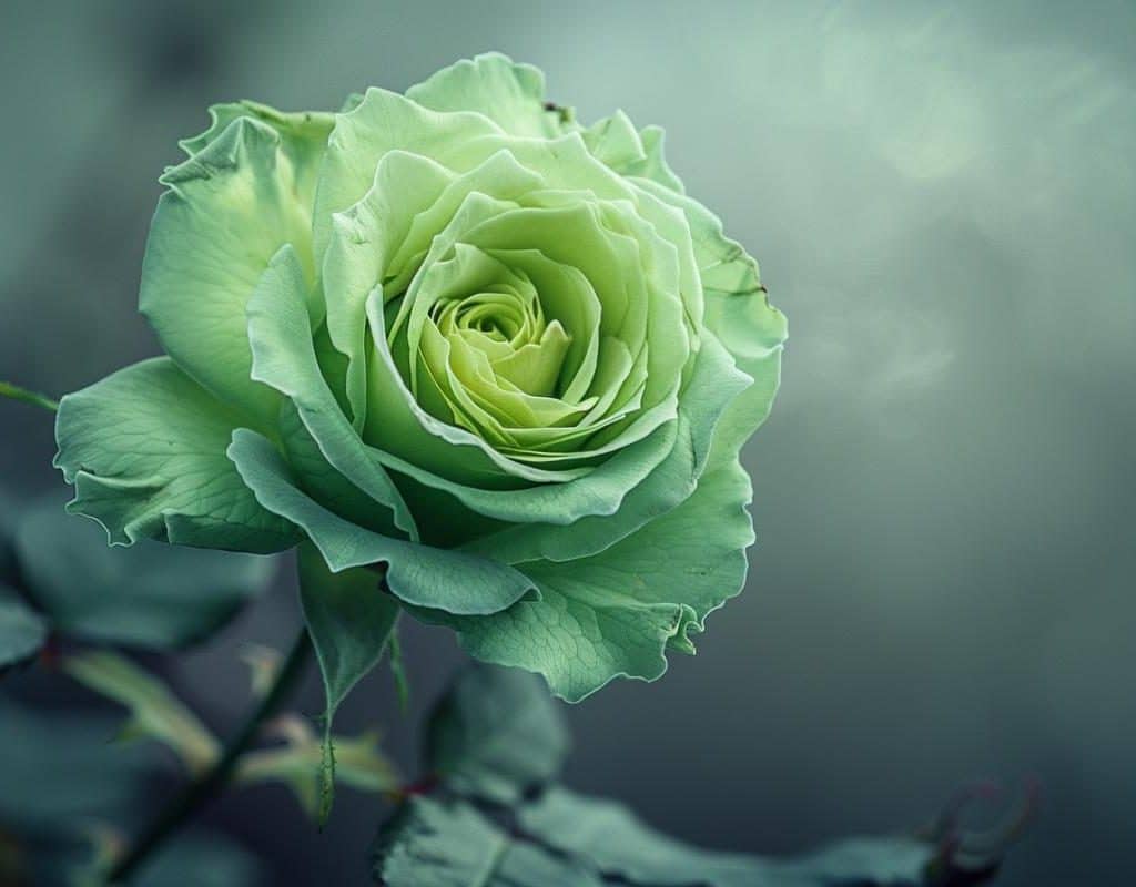 Signification de la rose verte : Symbole et interprétations mystiques